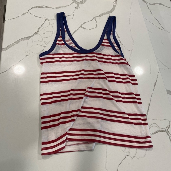 Red white and blue striped tank - Picture 3 of 3